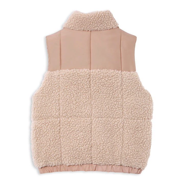 Milky Puffer Vest - Two Tone