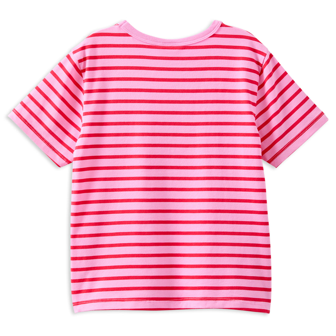 Milky Red Stripe Tee