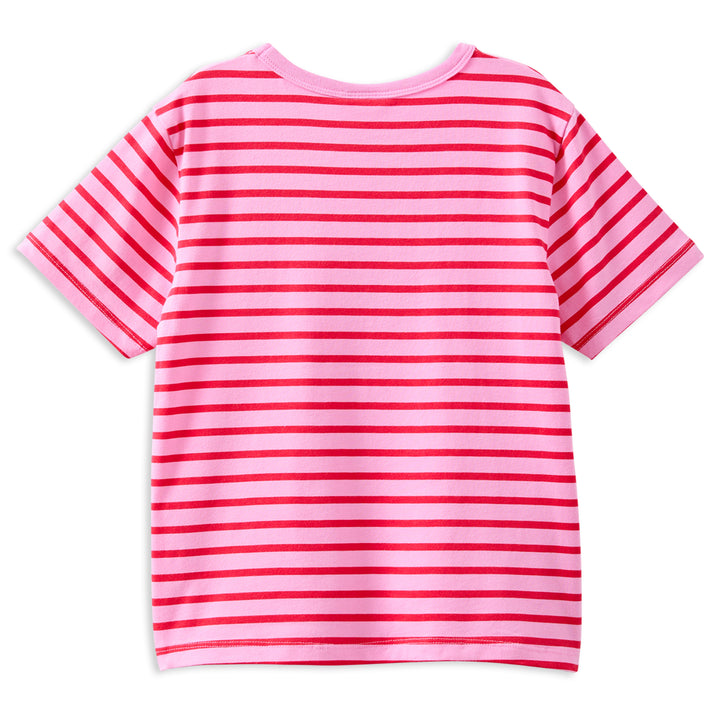 Milky Red Stripe Tee
