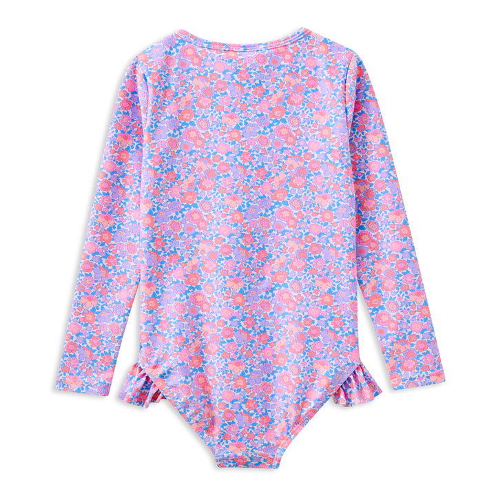 Milky Pretty Posy Long Sleeve Swimsuit
