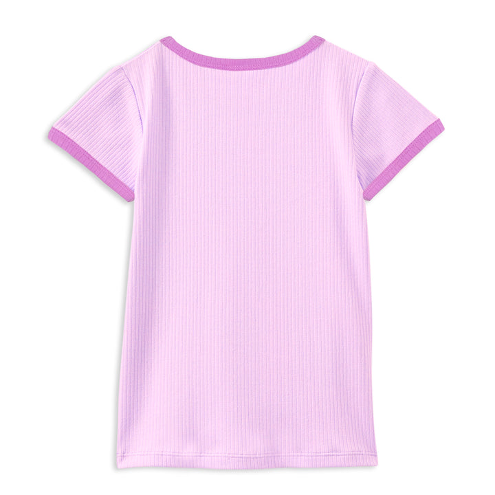 Milky Pink Rib Tee