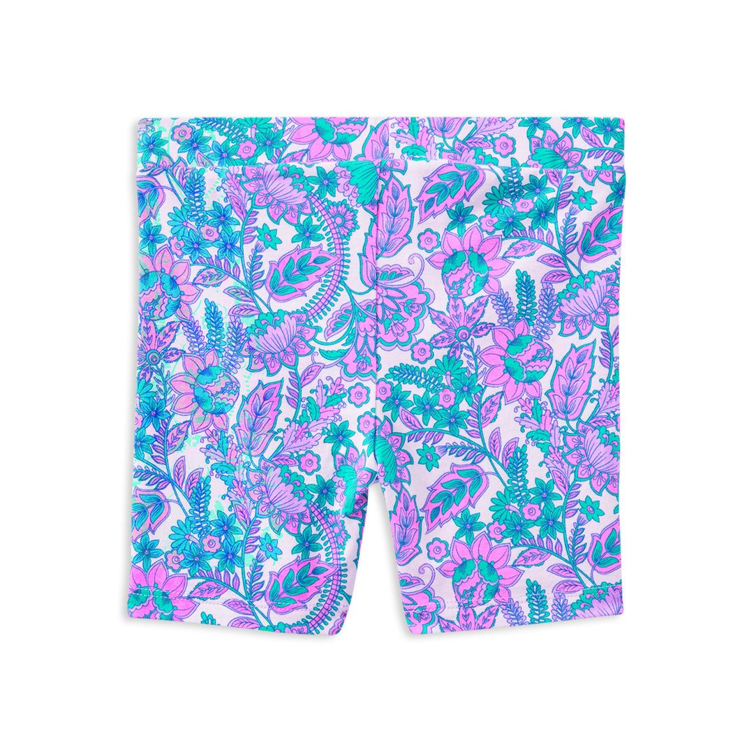 Milky Paisley Bloom Bike Short