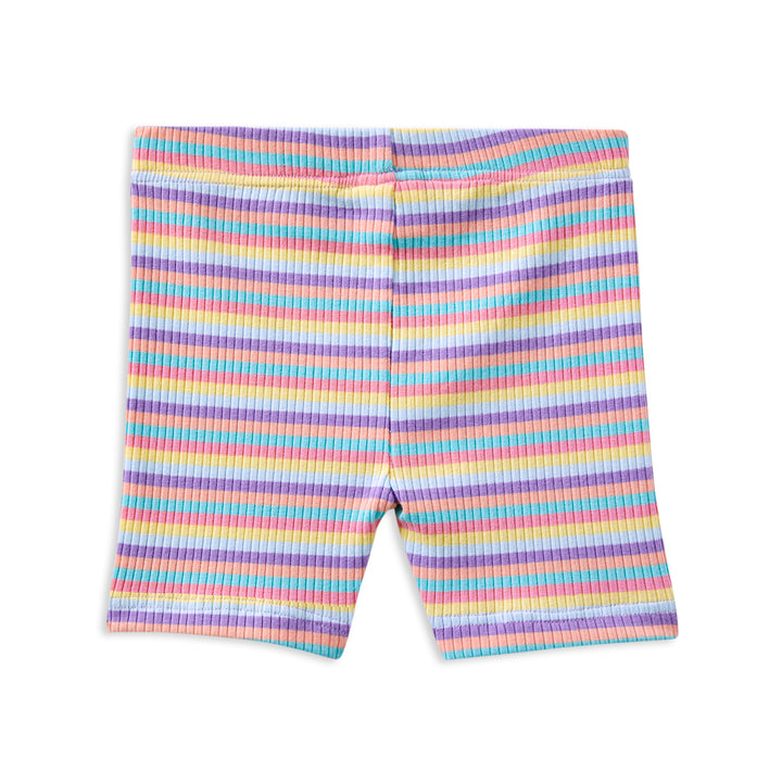 Milky Multi Stripe Bike Short