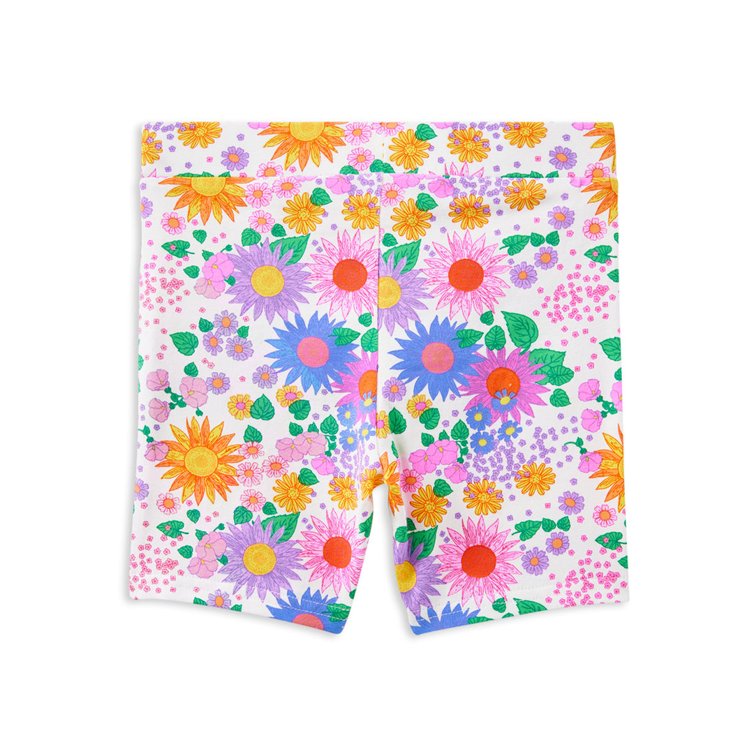 Milky Sunshine Floral Bike Short