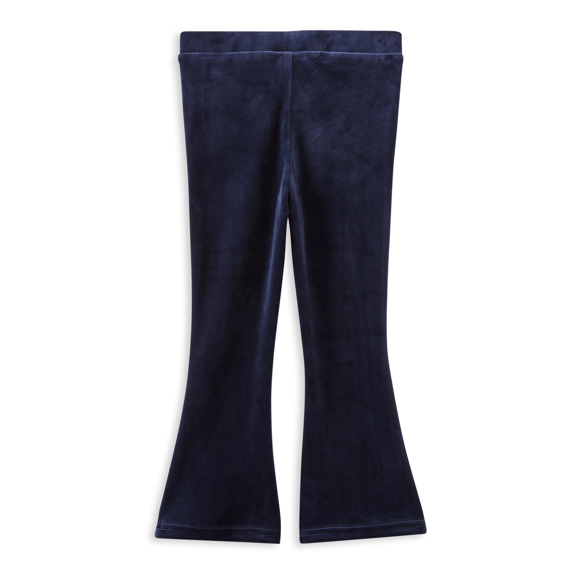 Navy Velour Flares