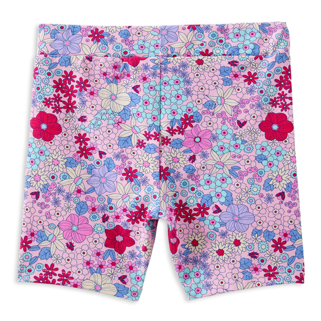 Milky Lilac Bloom Bike Shorts