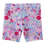 Milky Lilac Bloom Bike Shorts