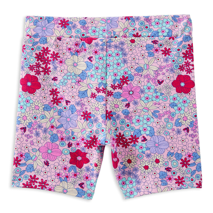 Milky Lilac Bloom Bike Shorts
