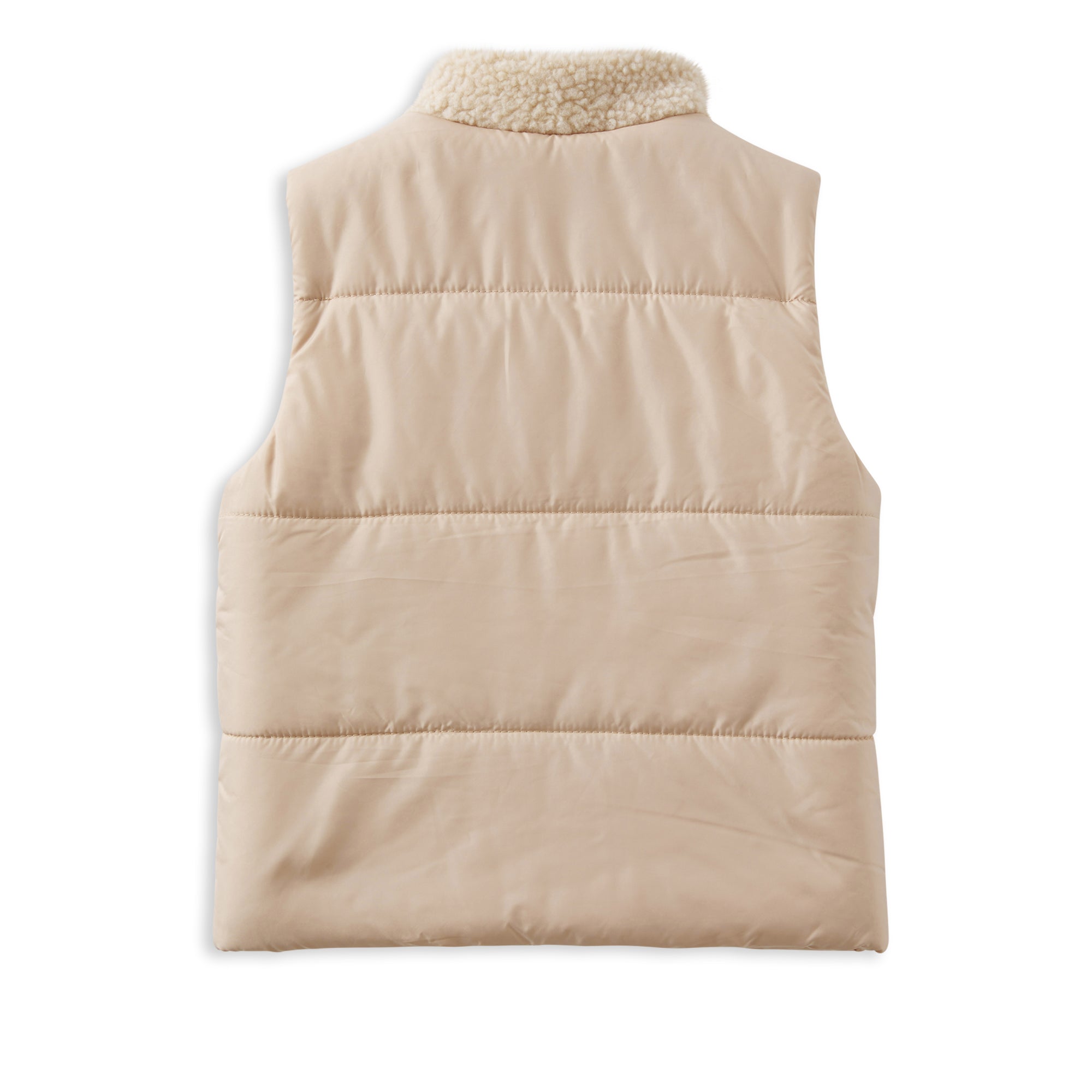 Milky Nougat Puffer Vest
