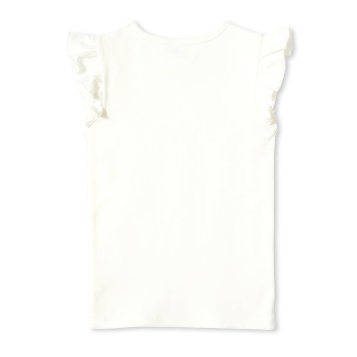 Milky Rib Tee - White