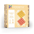 Connetix 2 Piece Base Plate Set | Lemon/Peach