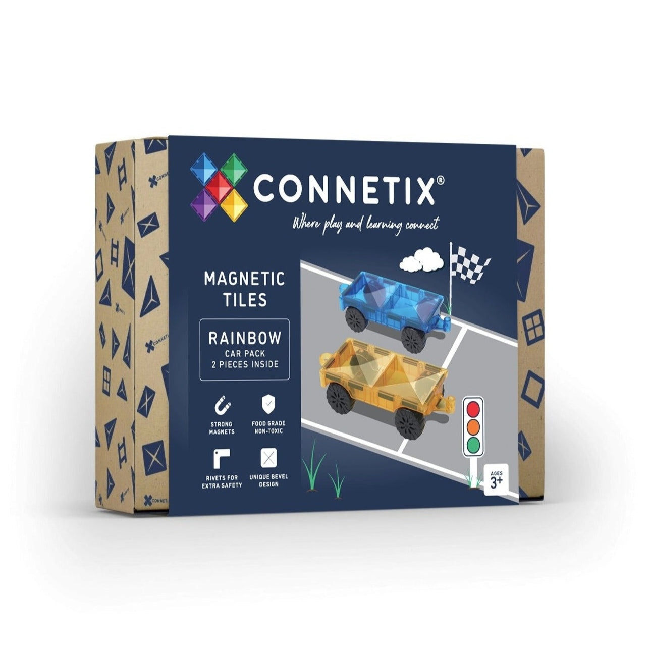 Connetix Tiles - 2 Piece Car Set