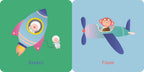 Babys World - Rattle Handle Board Book - Vehicles