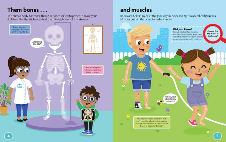 FunFacts - Sticker Activity Book - Human Body