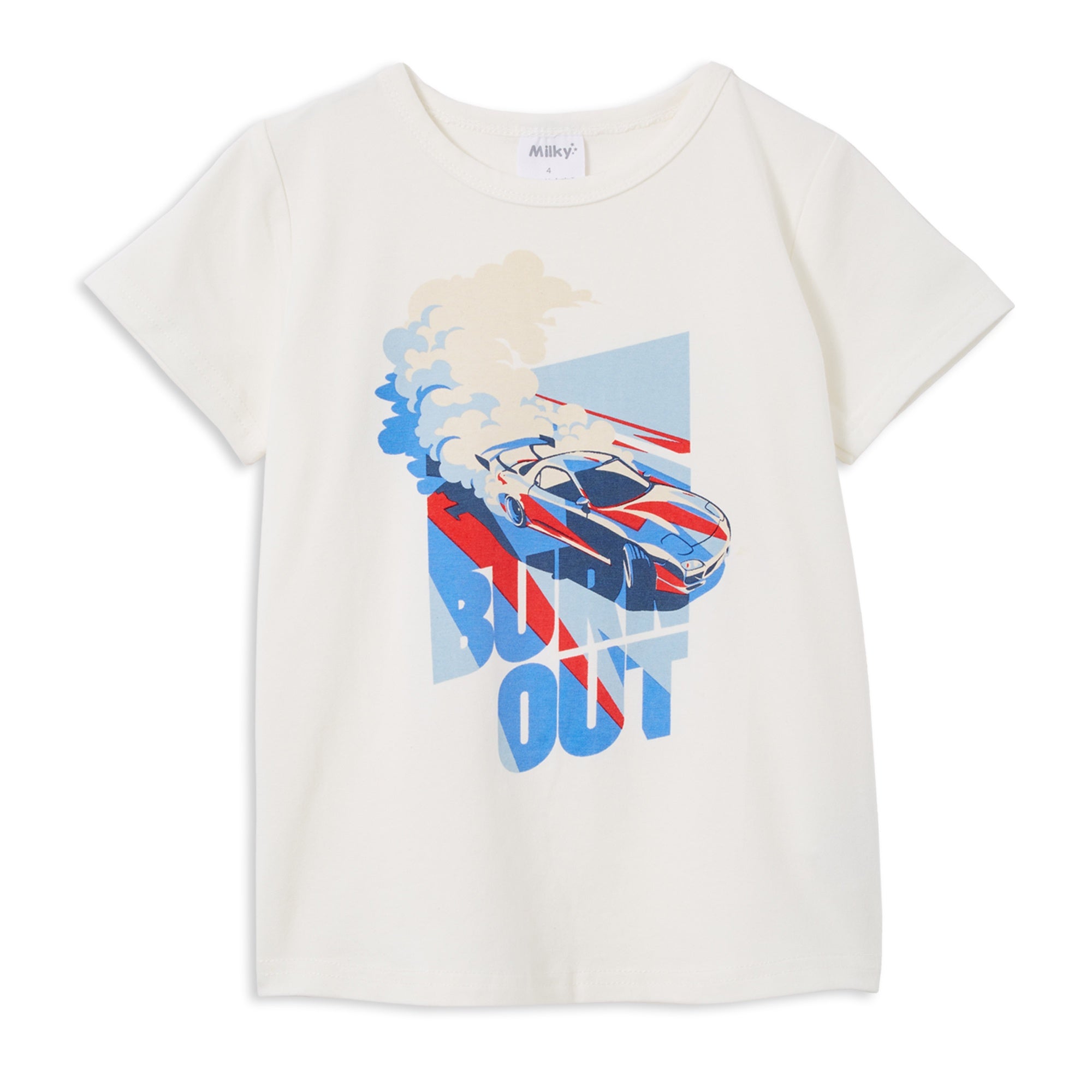 Milky Burn Out T-Shirt