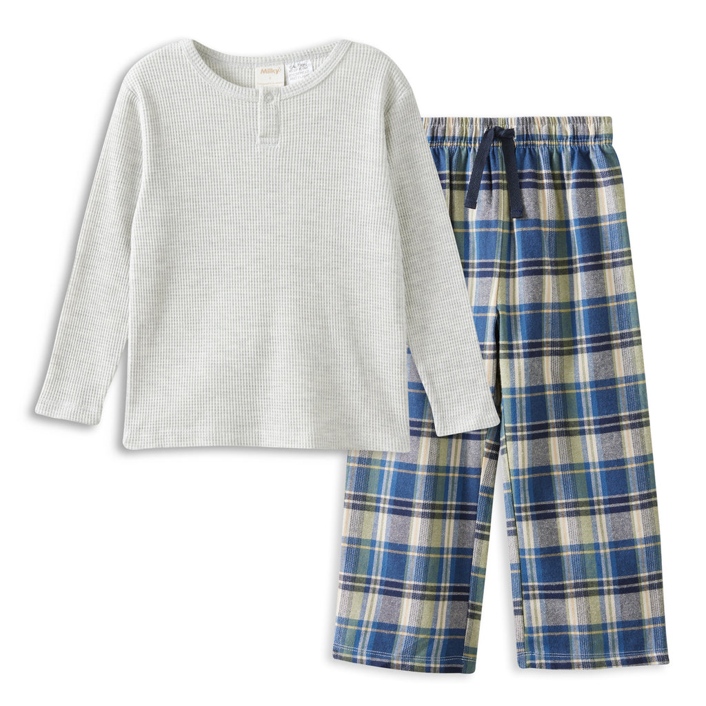 Chester Check PJ's - Navy