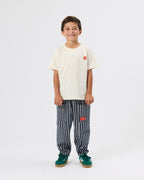 Railroad Stripe Kit Pocket Pant Indigo
