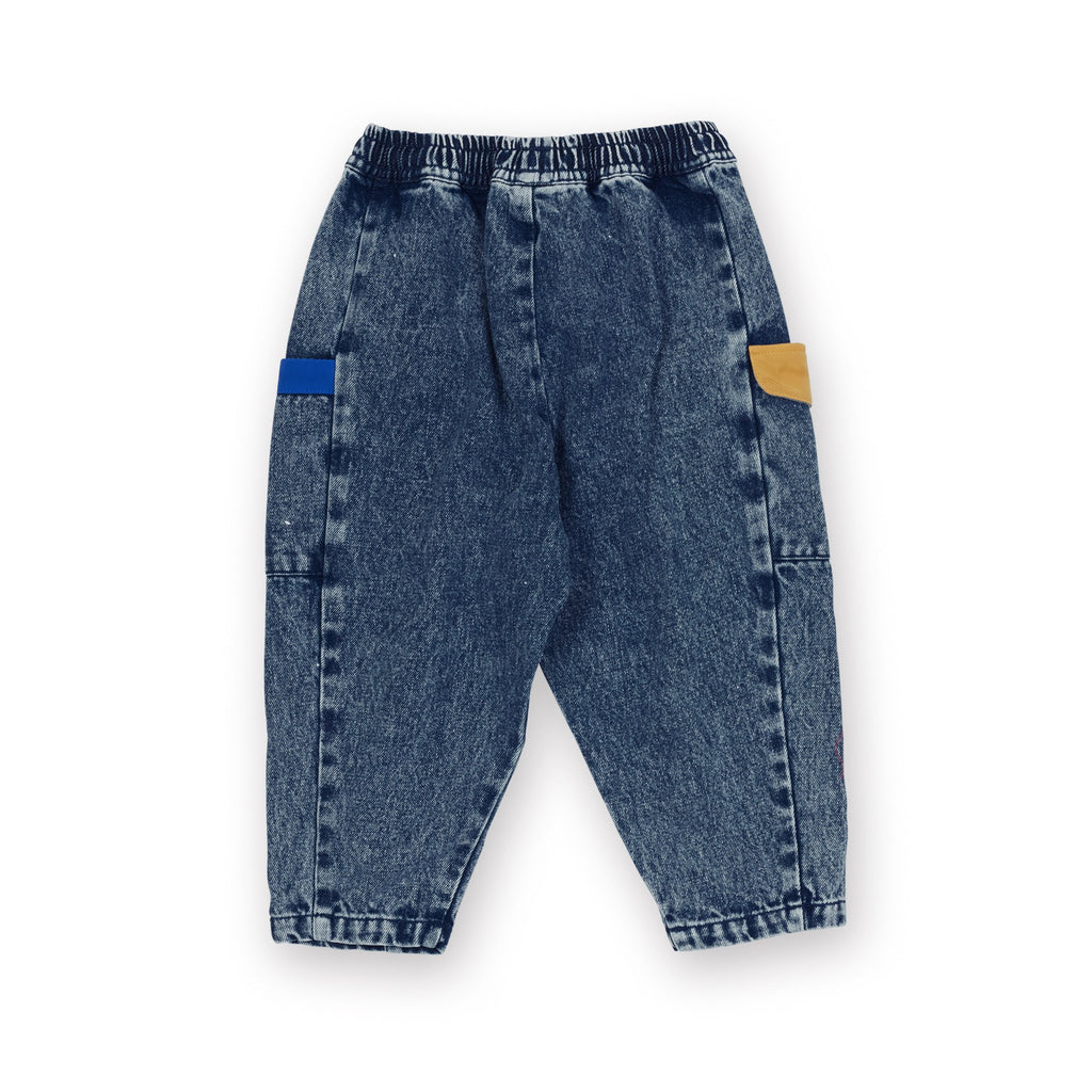 Kit Colour Block Denim Pocket Pant