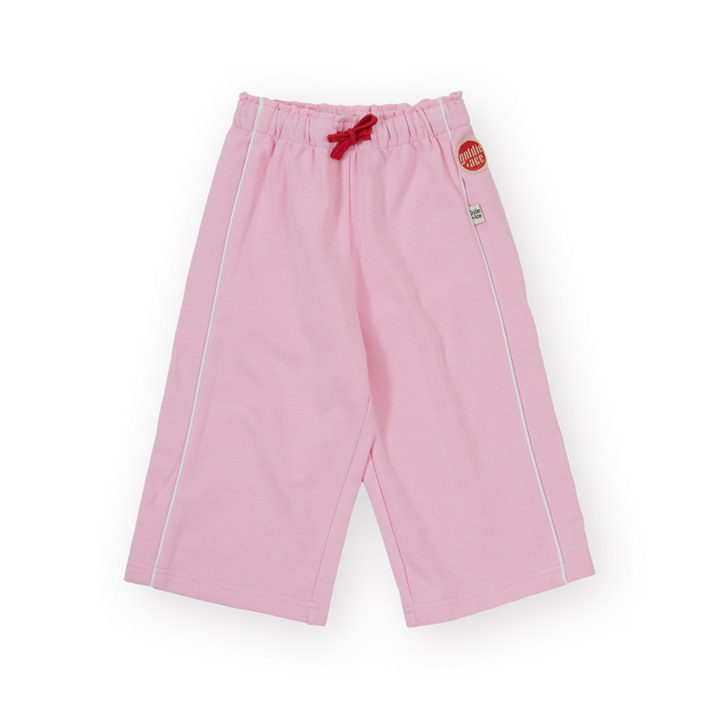 Wide Leg Piped Sweatpants