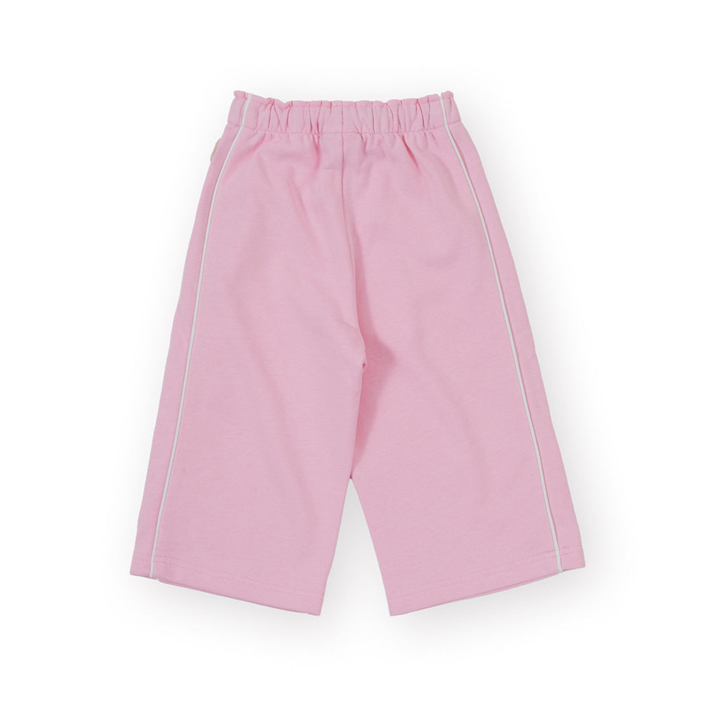 Wide Leg Piped Sweatpants
