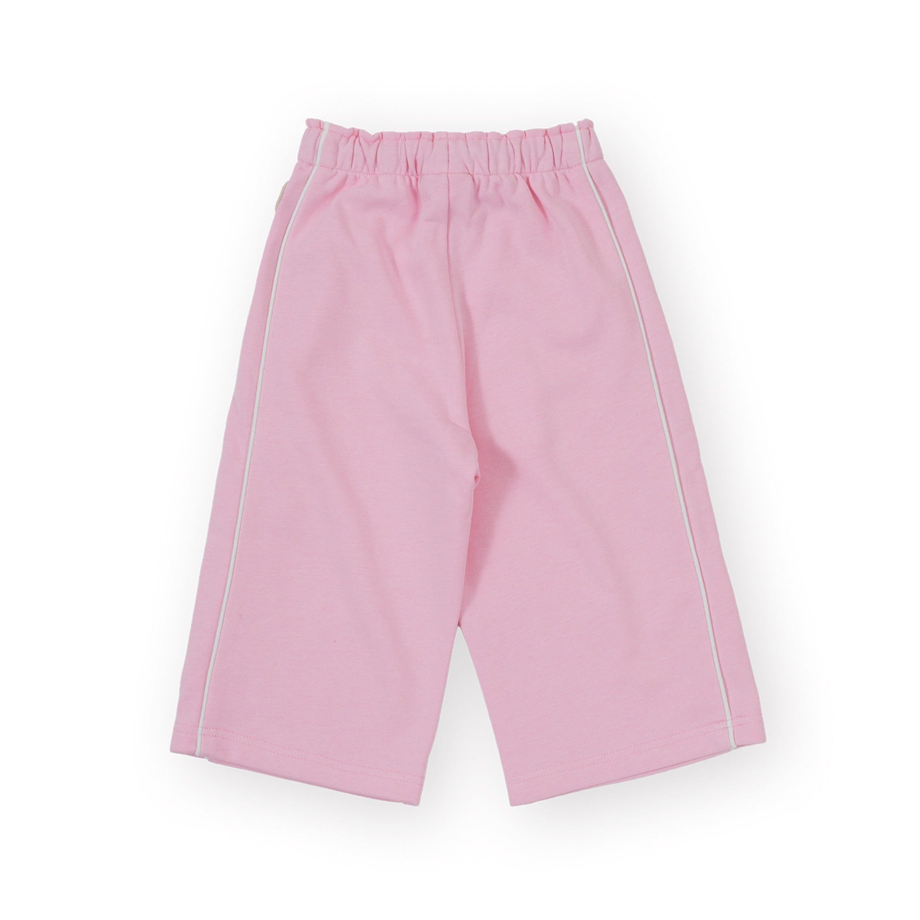 Wide Leg Piped Sweatpants