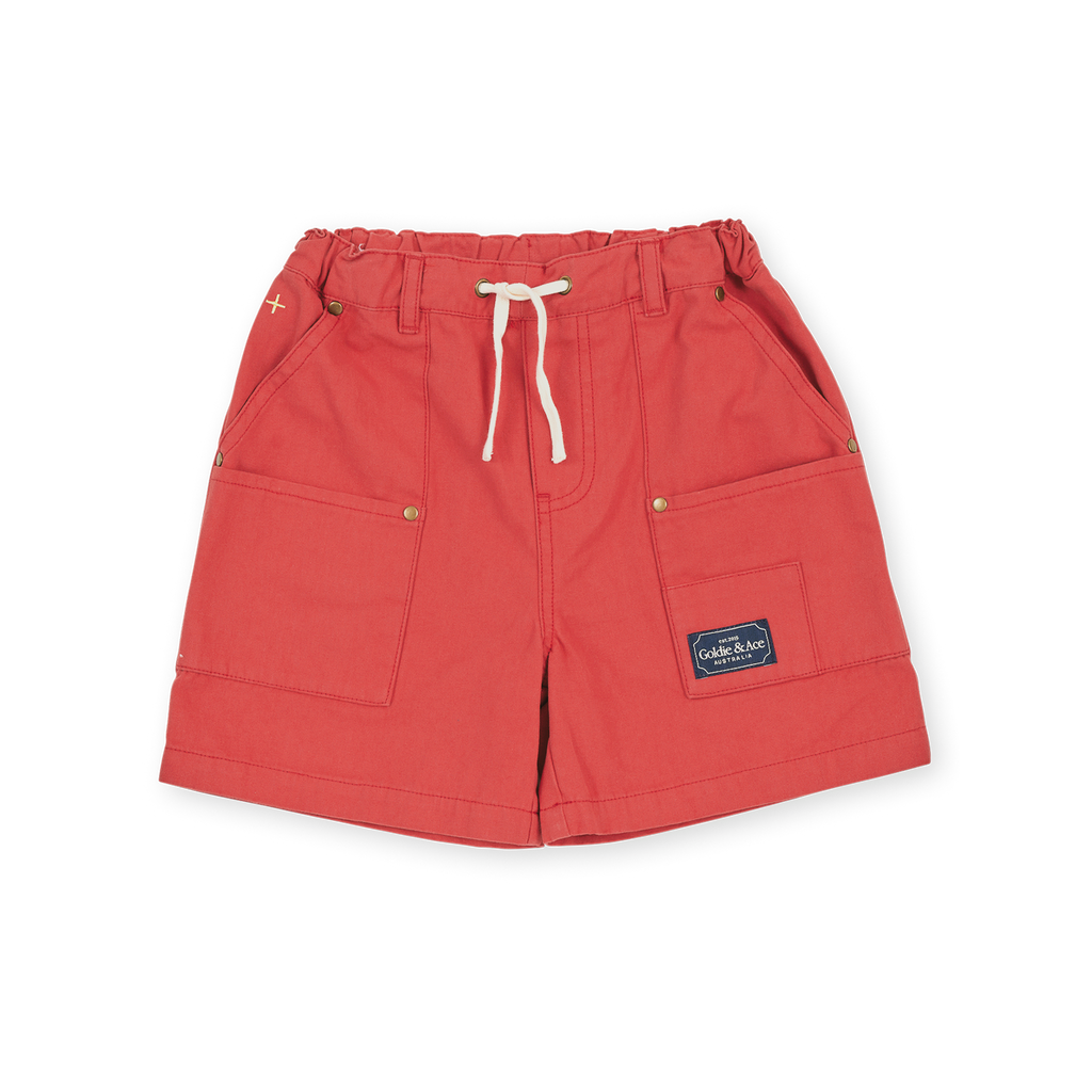 Carpenter Shorts Red
