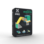 Connetix PRO Build It 4 Ways 30pc - Vehicles Pack