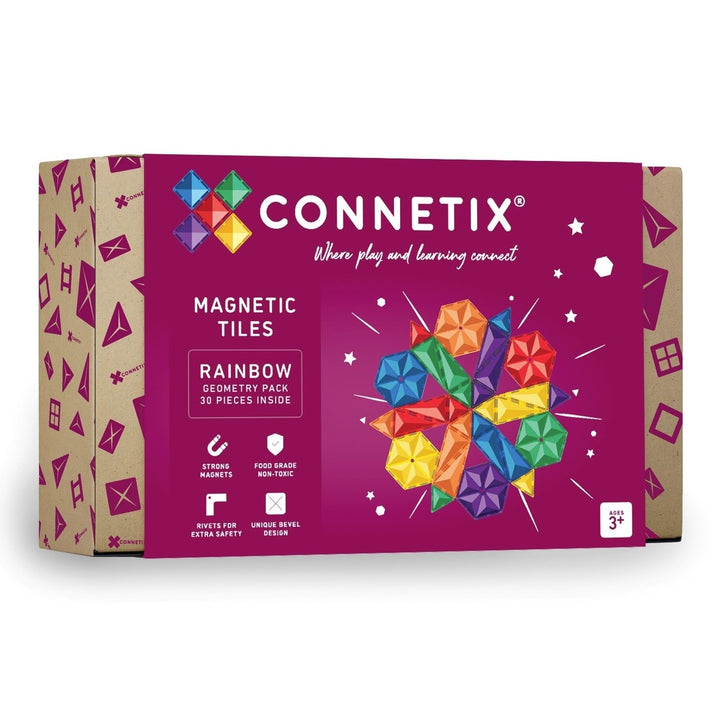 Connetix Tiles - 30 Piece Geometry Set