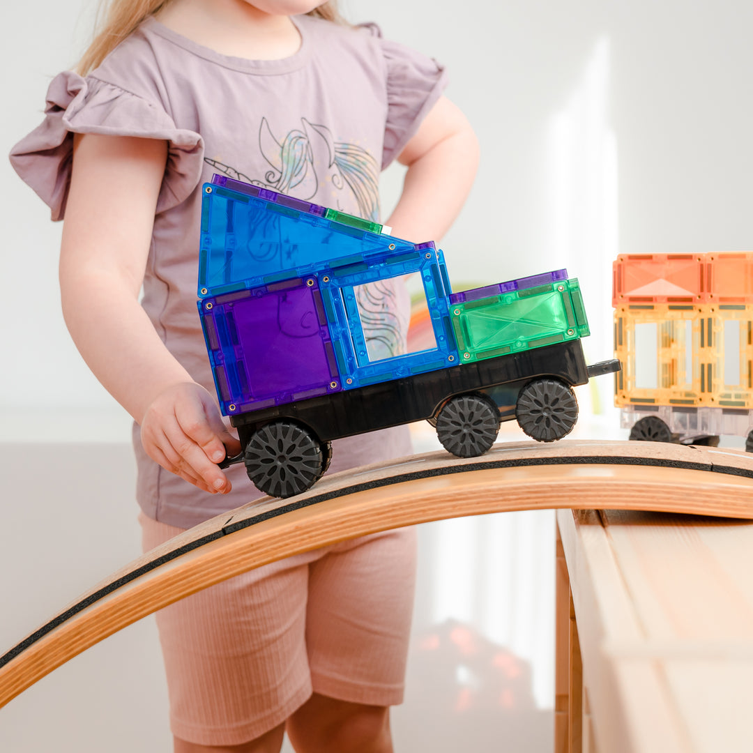 Connetix Tiles - 50 Piece Transport Pack | Rainbow