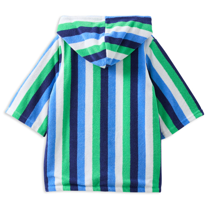 Milky Stripe Terry Towelling Cover Up
