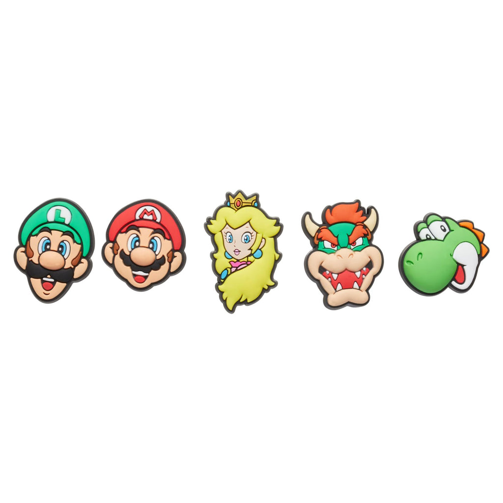 Jibbitz Charms - Super Mario 5pk