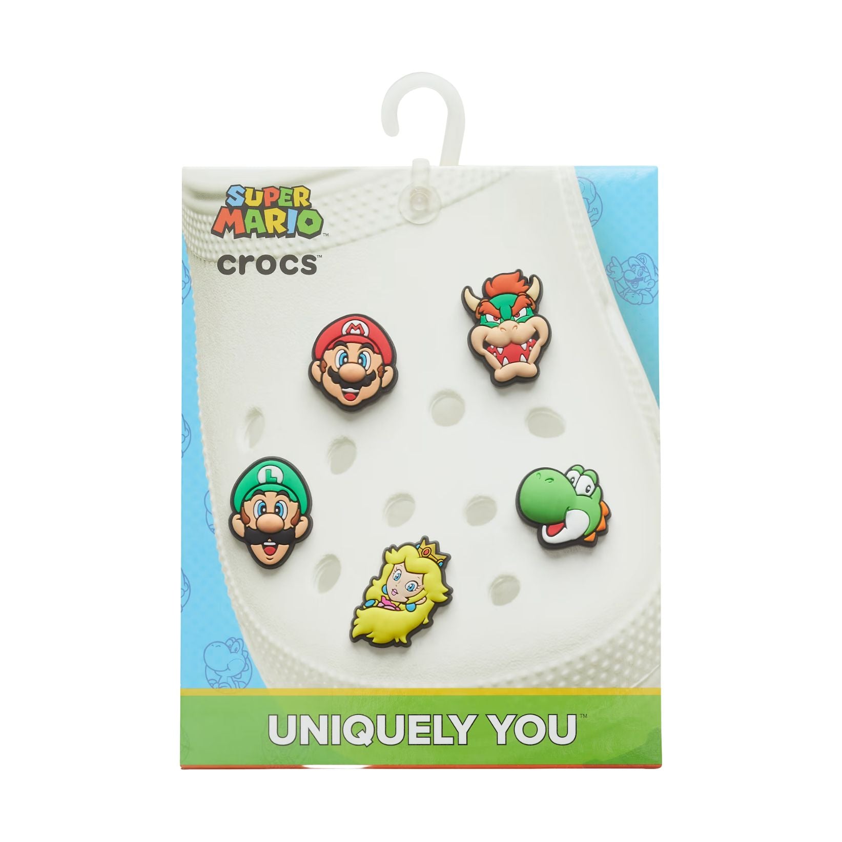 Jibbitz Charms - Super Mario 5pk