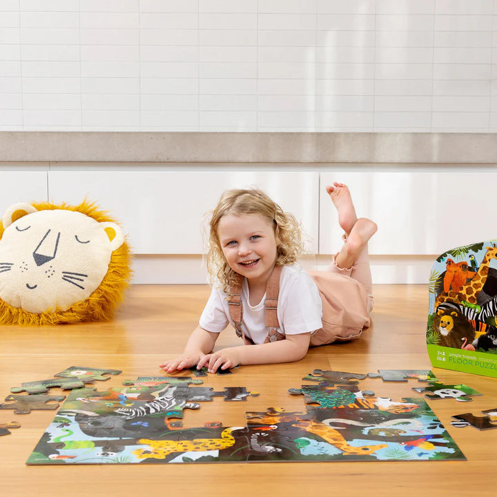 Classic Floor Puzzle 36 Piece - Jungle Friends