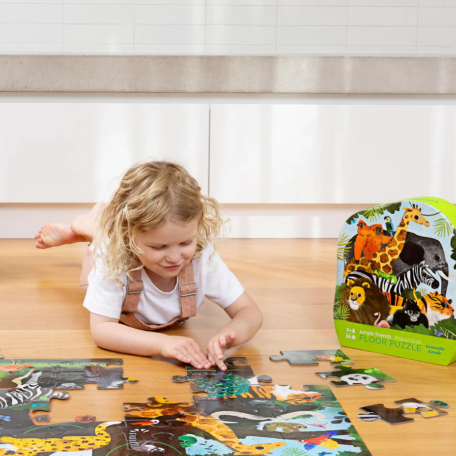 Classic Floor Puzzle 36 Piece - Jungle Friends