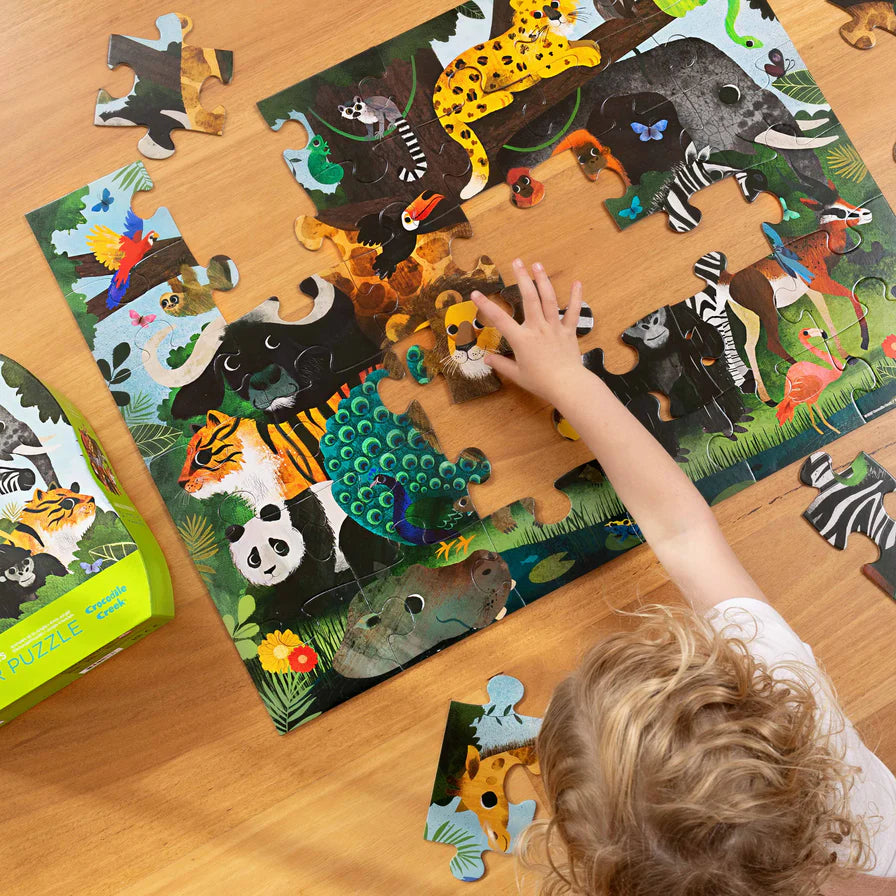 Classic Floor Puzzle 36 Piece - Jungle Friends