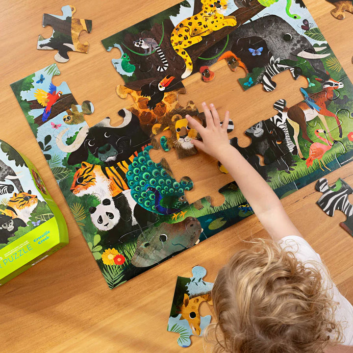 Classic Floor Puzzle 36 Piece - Jungle Friends