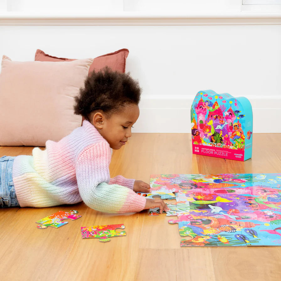 Classic Floor Puzzle 36 Piece - Mermaid Palace