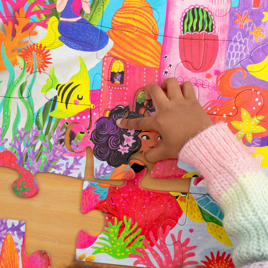 Classic Floor Puzzle 36 Piece - Mermaid Palace