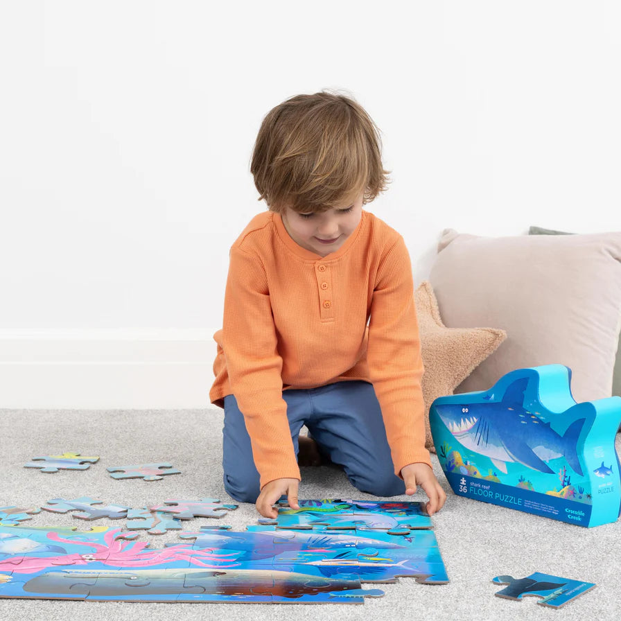 Classic Floor Puzzle 36 Piece - Shark Reef