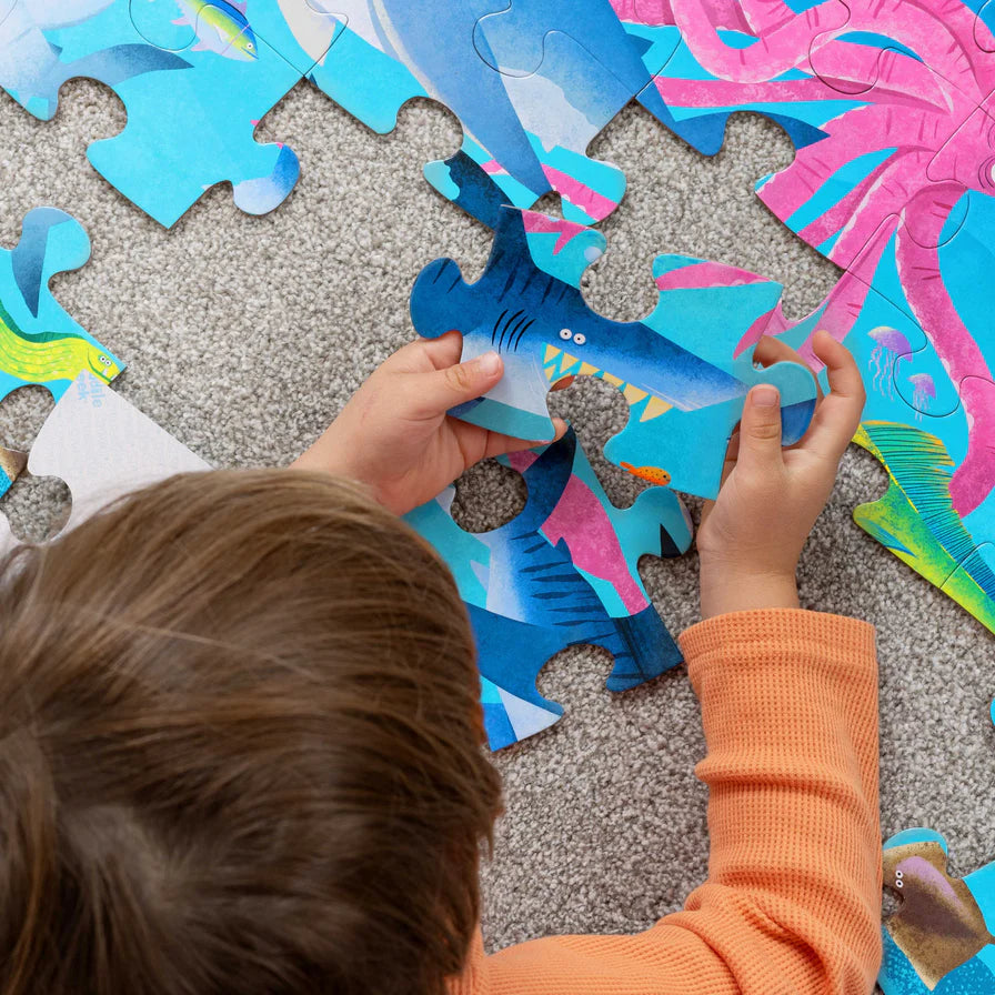 Classic Floor Puzzle 36 Piece - Shark Reef