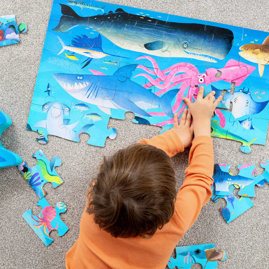 Classic Floor Puzzle 36 Piece - Shark Reef
