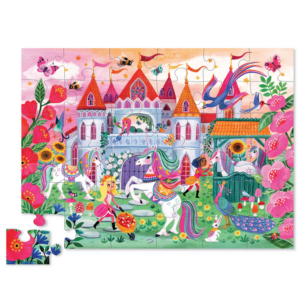 Classic Floor Puzzle 36 Piece - Unicorn Castle