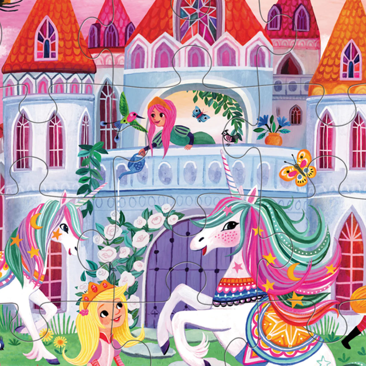 Classic Floor Puzzle 36 Piece - Unicorn Castle