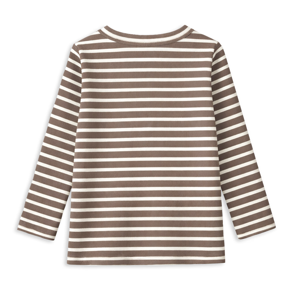 Latte Stripe Henley