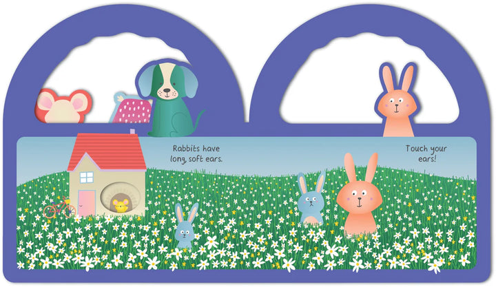 Baby's World - Peek-a-Boo Handle Book - Eyes, Nose