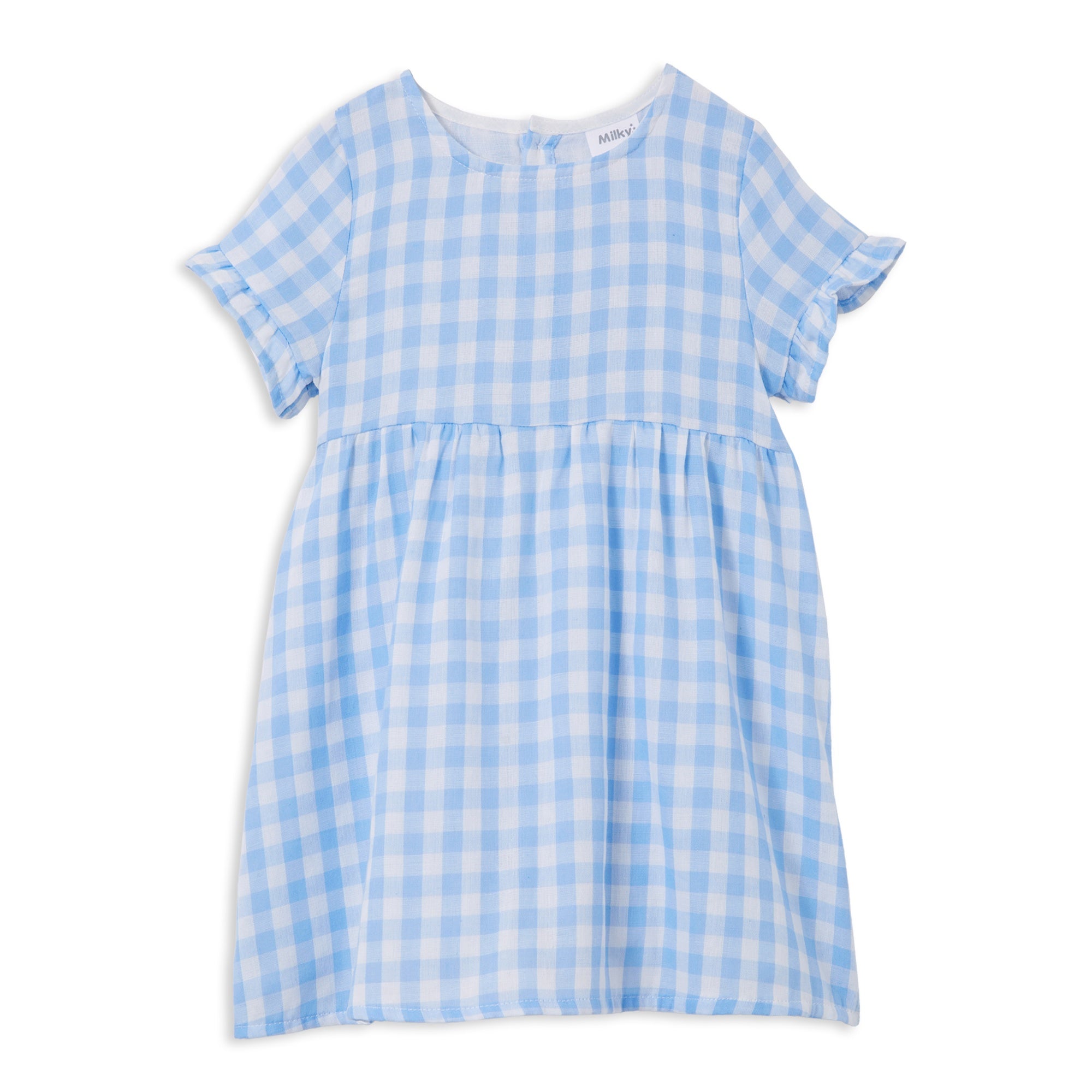 Blue Check Dress
