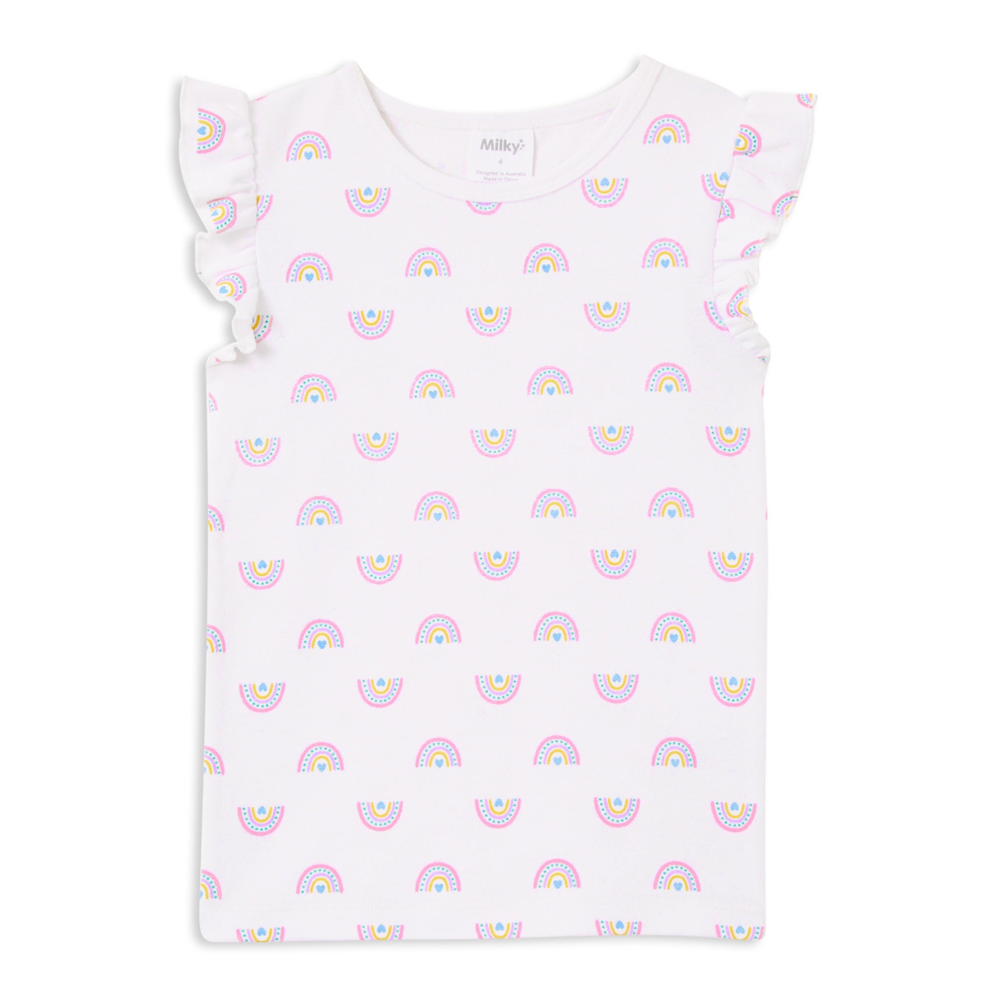 Milky Rainbows Rib T-Shirt