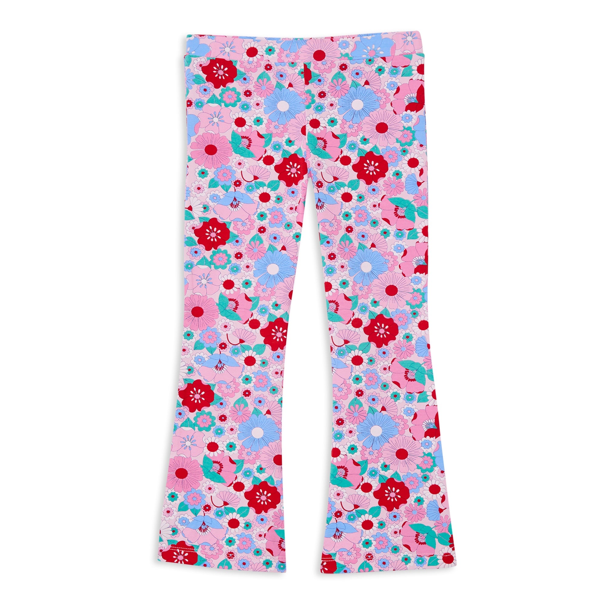 Summer Blooms Flared Leggings