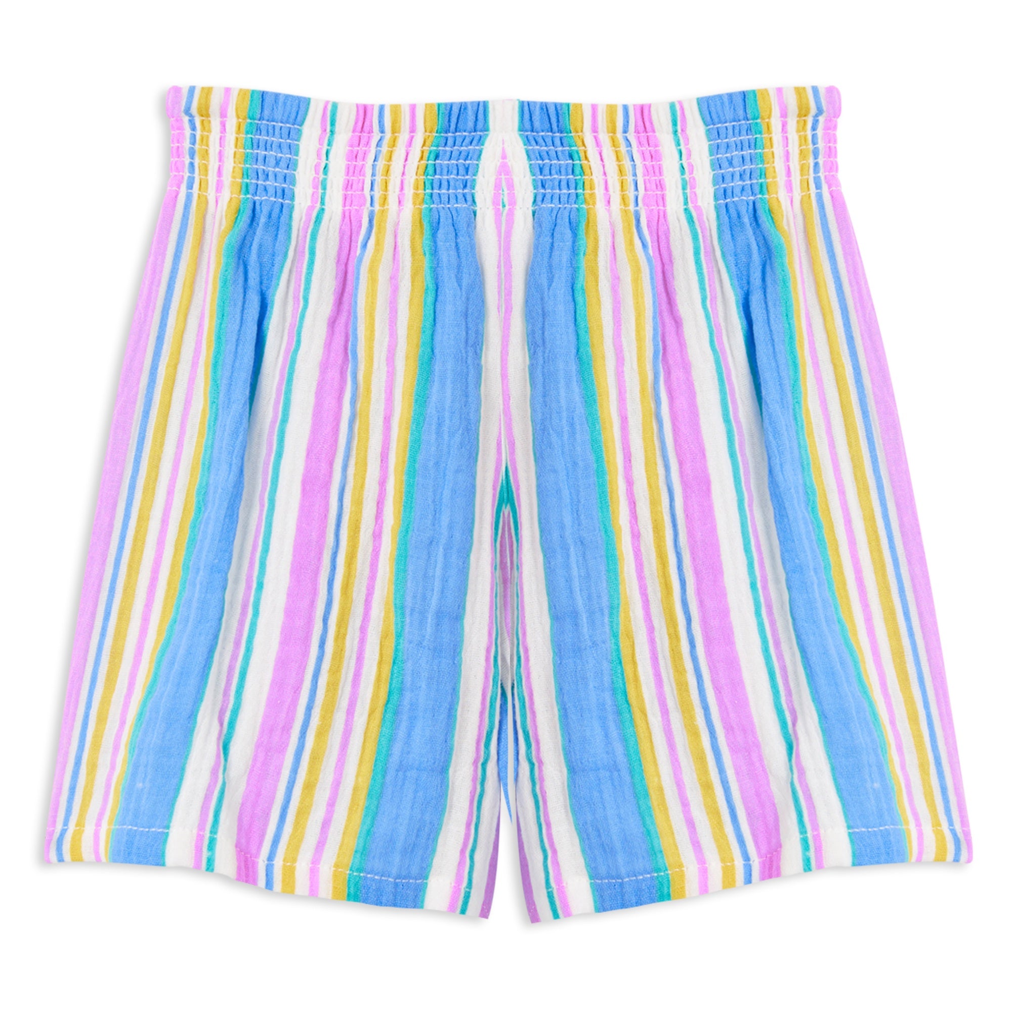 Milky Crinkle Stripe Short