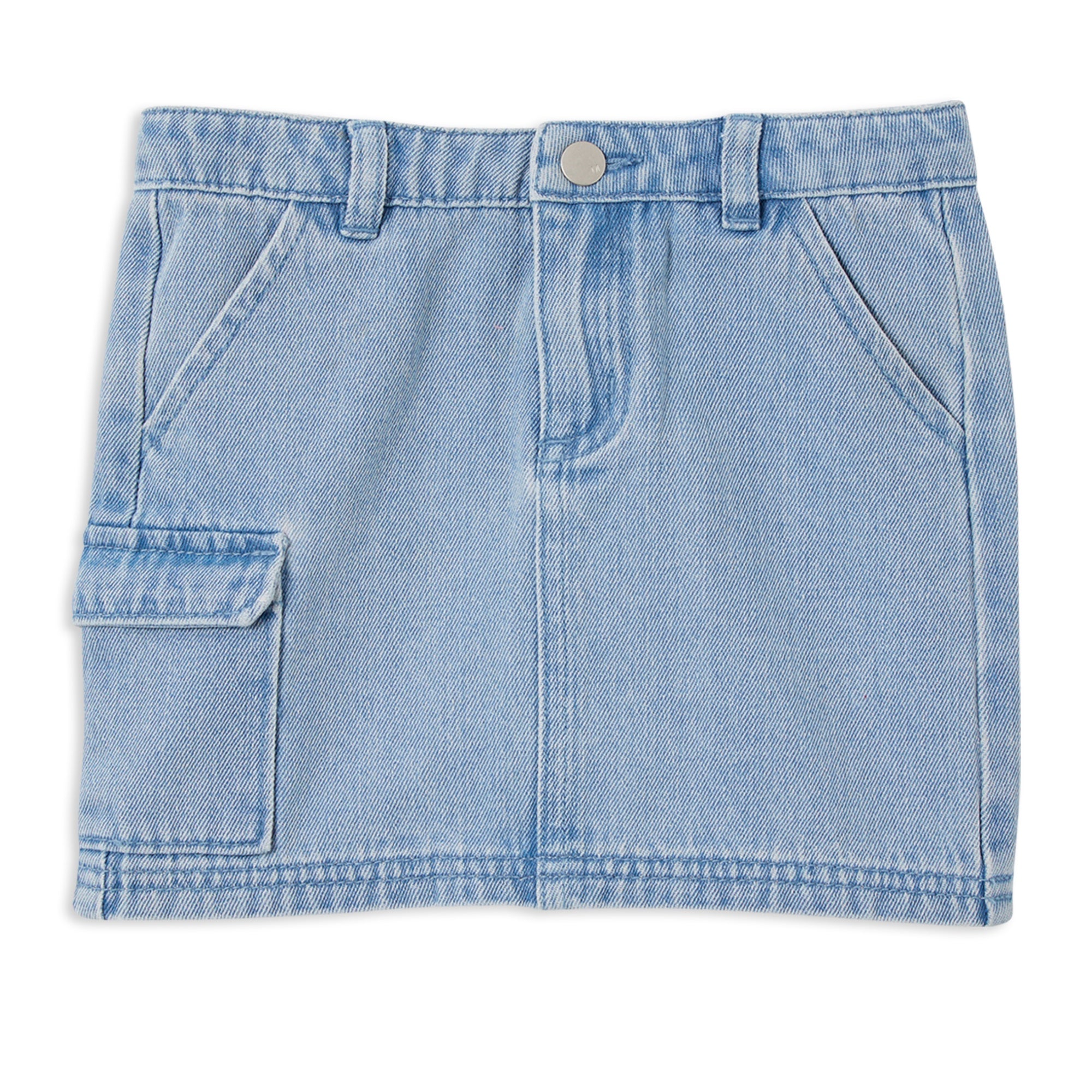 Milky Denim Skirt